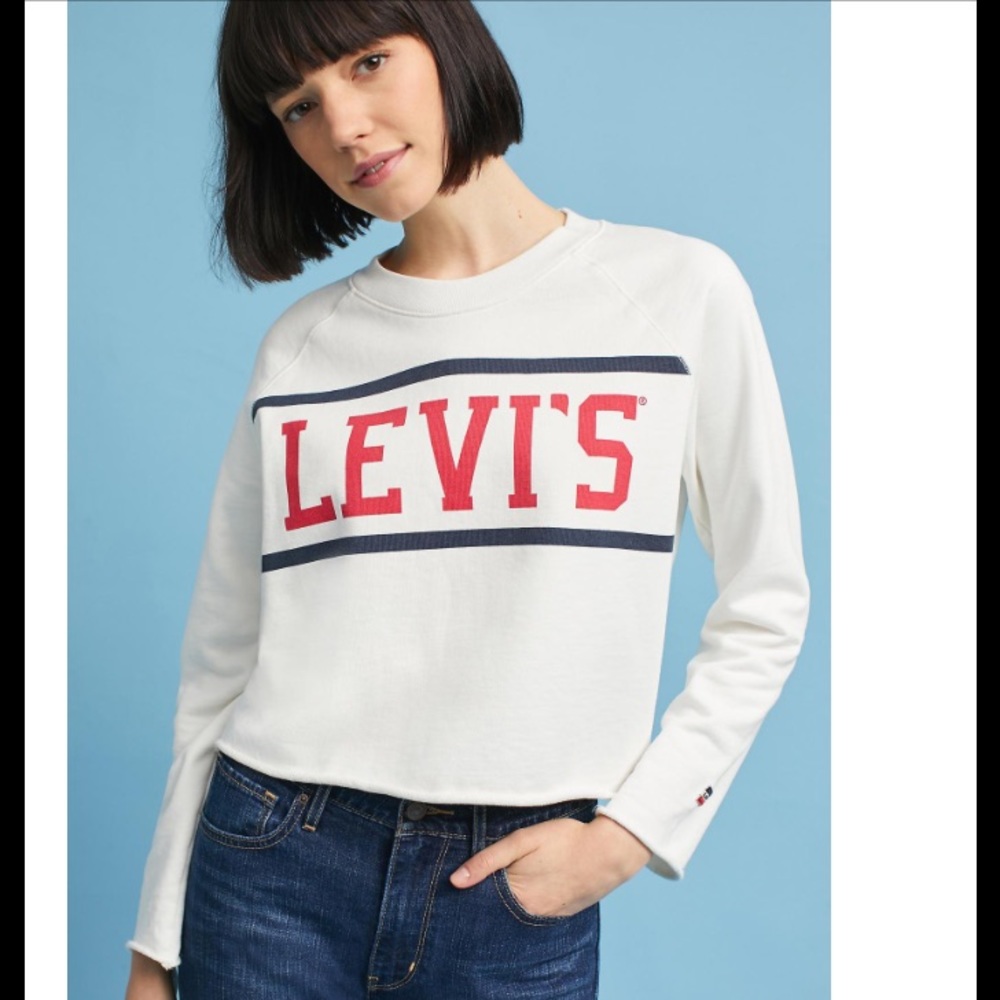 Levi's varsity fleece sweatshirt